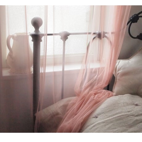 *en fil d'Indienne カーテン Tulle curtain dragee 120x300