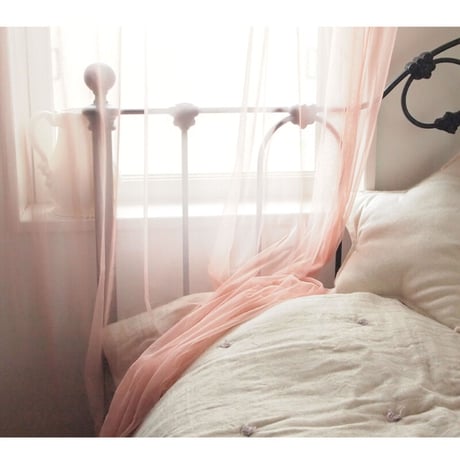 *en fil d'Indienne カーテン Tulle curtain dragee 120x300