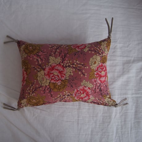 en fil d'Indienne クッションカバー Bloom  pink 25x35【中材あり】