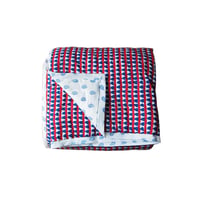 Le petit Lucas プチルカ baby quilt 105x140 Triangles