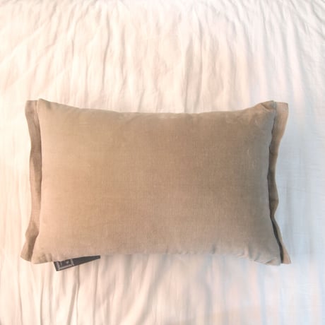 【ネコポス対応可】en fil d'Indienne クッションカバー Anna  beige 30x45【中材なし】