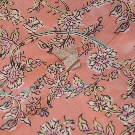 en fil d'Indienne マルチキルトカバーAnna Couleurs 140x240  rose