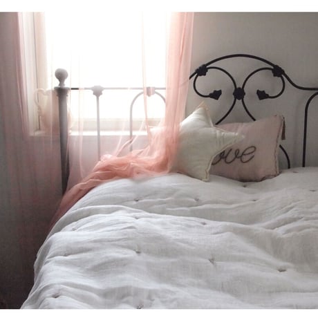 *en fil d'Indienne カーテン Tulle curtain dragee 120x300