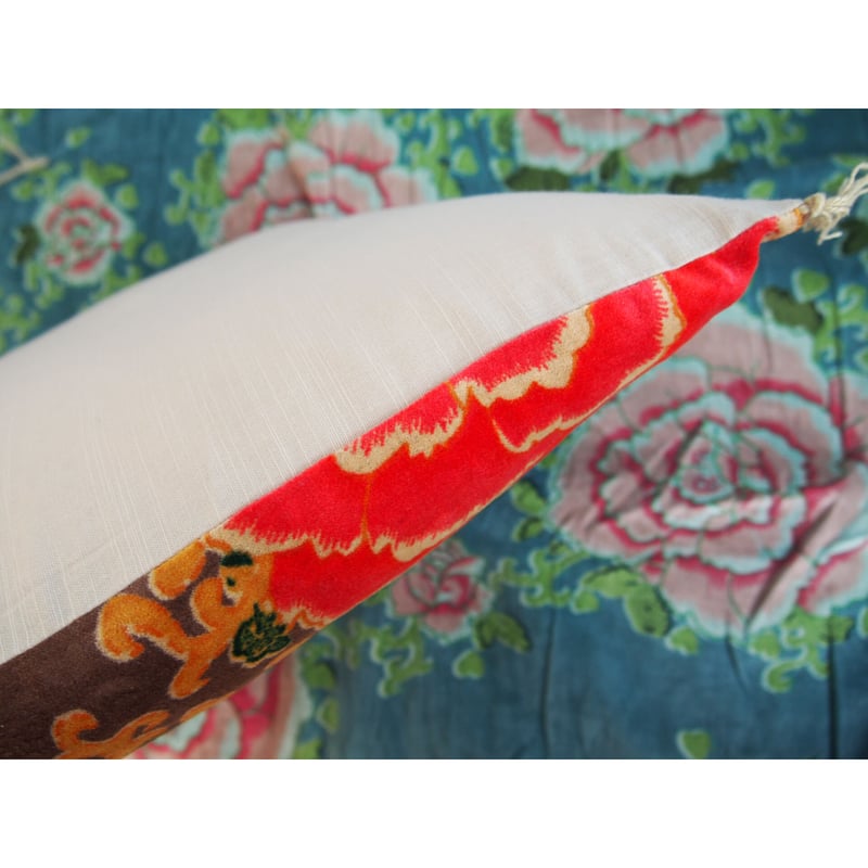 アッシュ・ペー・フランス　バガイユのファブリック バガイユクッション Bagaille GT834 F-11/08 50cm*30cm - fabric