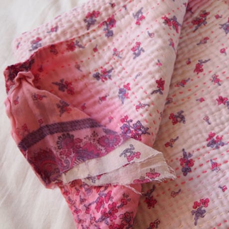 Jeanette farrier baby kantha ジャネットファリア ベビーカンタpink