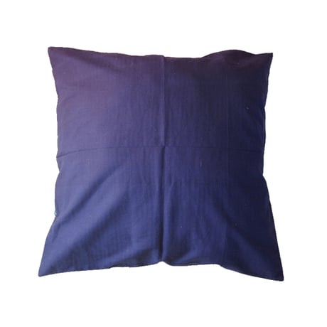 en fil d'Indienne オンフィルダンディエンヌ クッションカバー Aloes indigo 65x65 【中材なし】