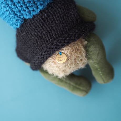 ciel étoilé  オリジナル teddybear with clothes green