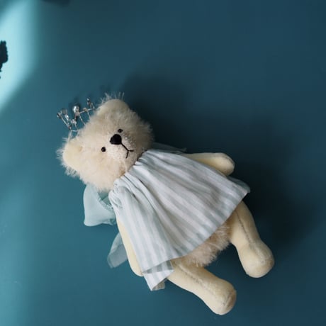 ciel étoilé  オリジナル teddybear with clothes white