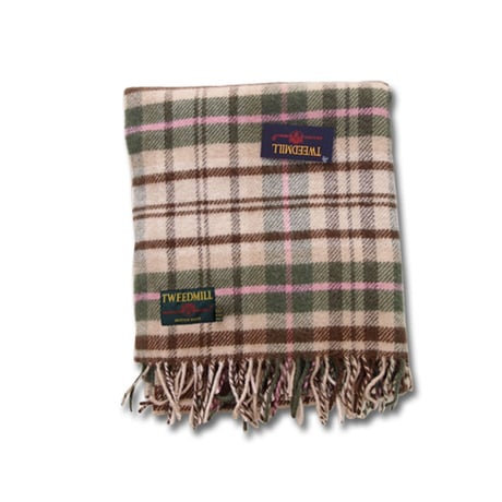 Tweedmill ツイードミル knee rug Cottage 70x183 Brown