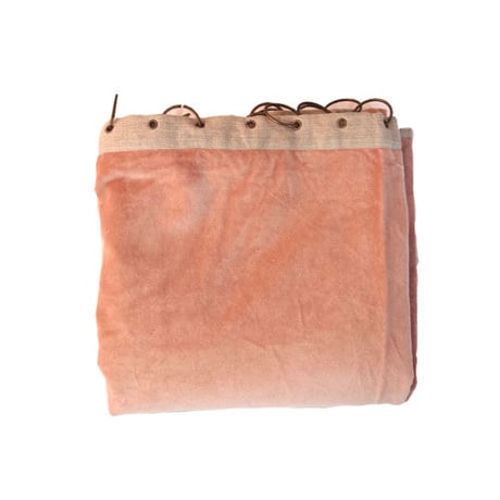 en fil d'Indienne カーテン Velour Powder130x280