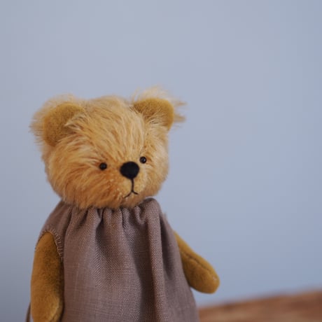 ciel étoilé  オリジナル teddybear with clothes mustard