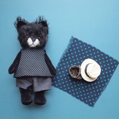 ciel étoilé  オリジナル cat 洋服付き  black