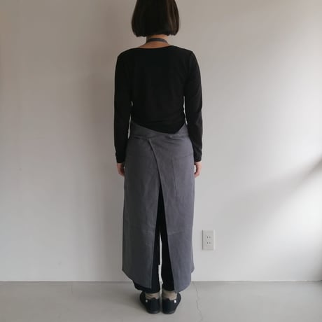 リネンエプロン　Gray