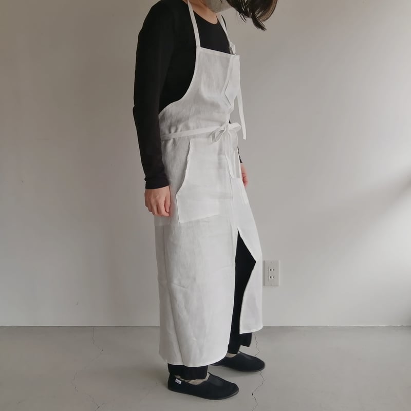 白いリネンのエプロン Jane Marple わずらわしく 