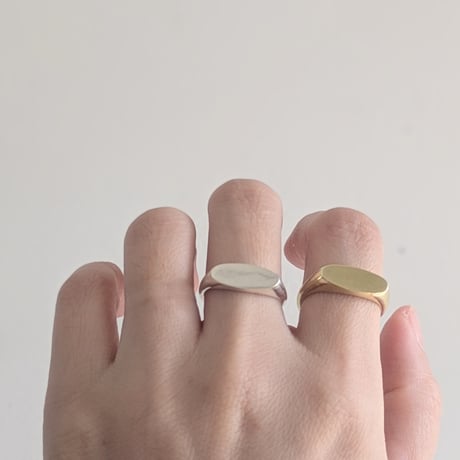 joie  ring oval no.1（brass）j51r