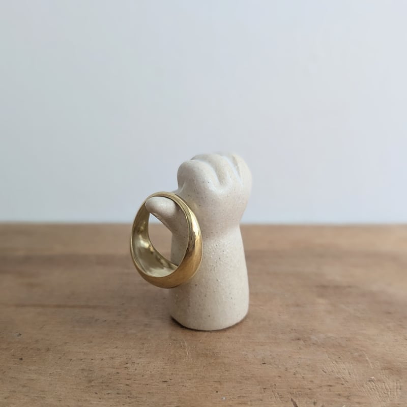 Ceramic Art Hand リングスタンド no.2 | mikke