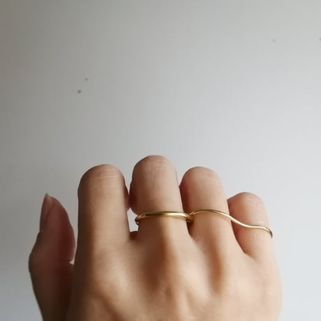 joie  ring  double（brass）j17rg