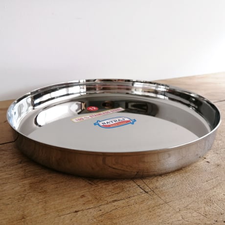 ステンレスターリーカレー皿