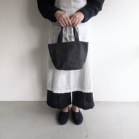 canvas tote bag S  BLACK