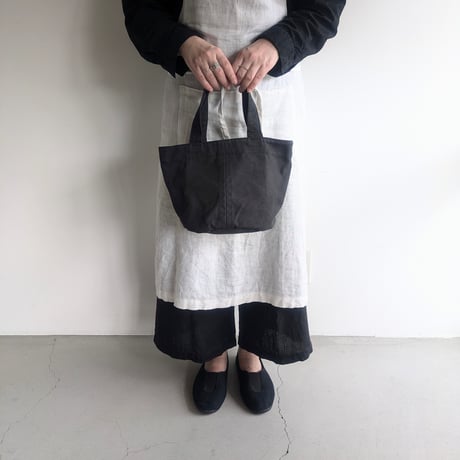 canvas tote bag S  BLACK
