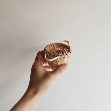 竹の茶こし 両手ハンドル
