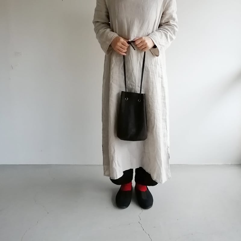 uzaki アンティークリネン バッグ