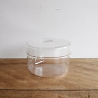 硝子の蓋付カップ L