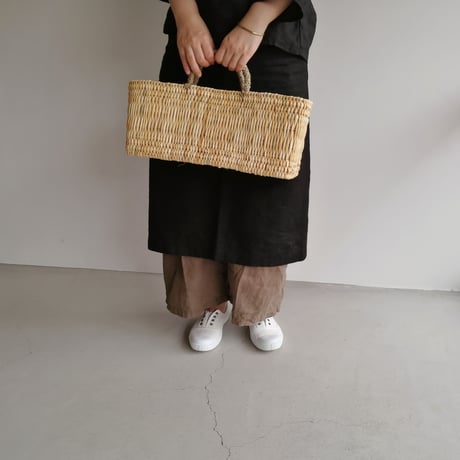 ストローかご 横長 M
