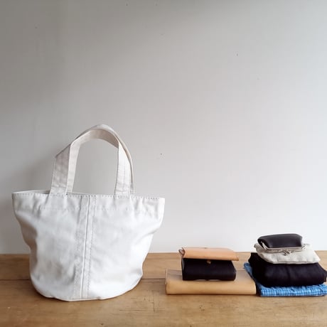 canvas tote bag S  BLACK