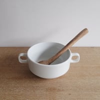 白磁の両手スープカップ
