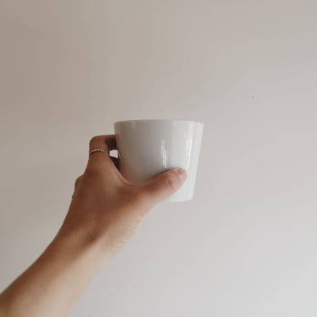 白磁のタンブラー　M