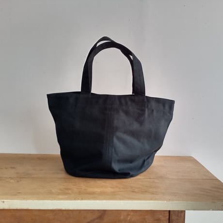 canvas tote bag L  BLACK