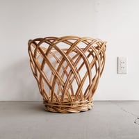 ラタン脱衣カゴ　縦型