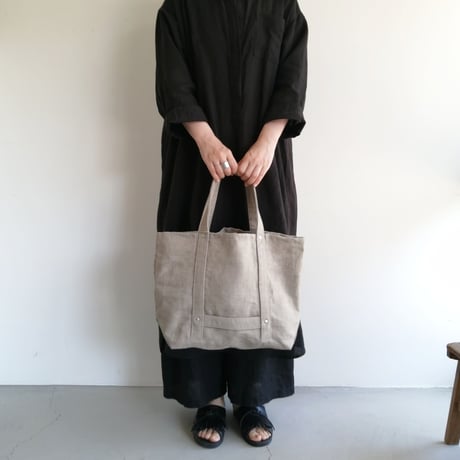 リネンのトートバッグ Natural
