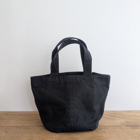 canvas tote bag S  BLACK