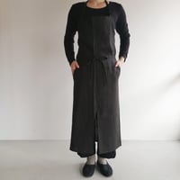 リネンエプロン　Black