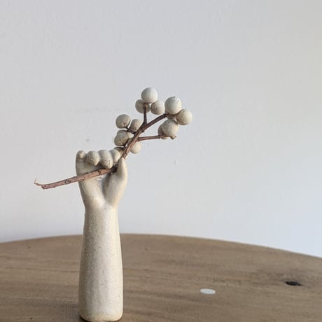 Ceramic Art Hand  Vase