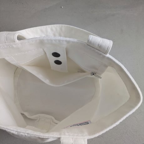canvas tote bag S  WHITE