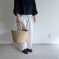 シーグラス 持ち手付きバスケット S