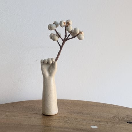 Ceramic Art Hand  Vase