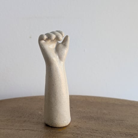 Ceramic Art Hand  Vase