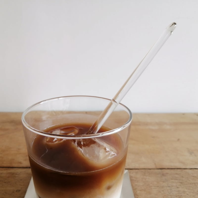 美しいブルーガラスのアイスペール「マドラー付き」 La Magiee (ラ