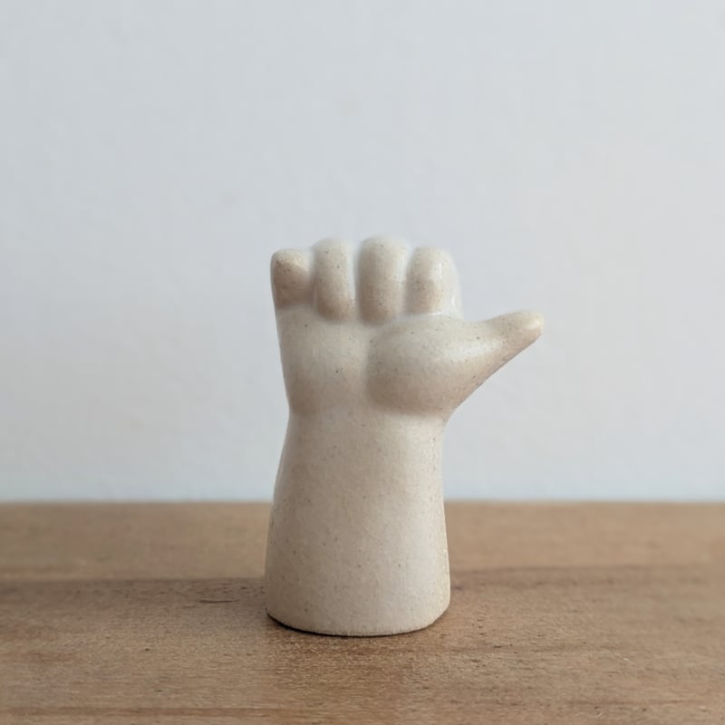 Ceramic Art Hand リングスタンド no.2 | mikke