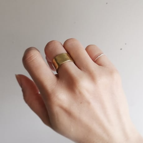 joie  ring  wide（brass）j19rg