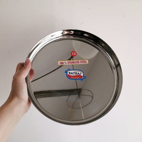 ステンレスターリーカレー皿