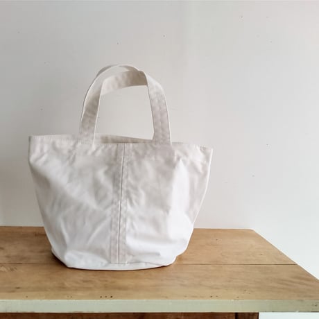 canvas tote bag L WHITE
