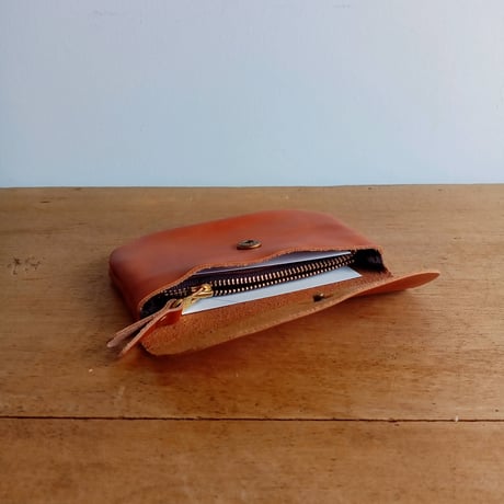 FAUCON　Leather Wallte　brown