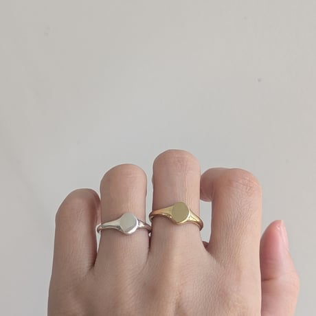 joie  ring oval no.2（brass）j52r