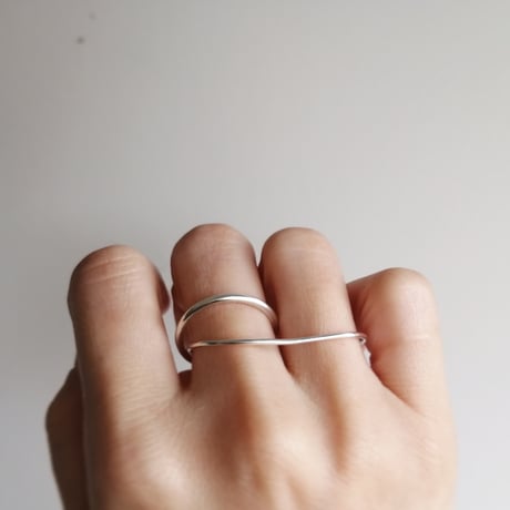 joie  ring  double（silver950）j17rss