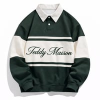 Polo sweat green